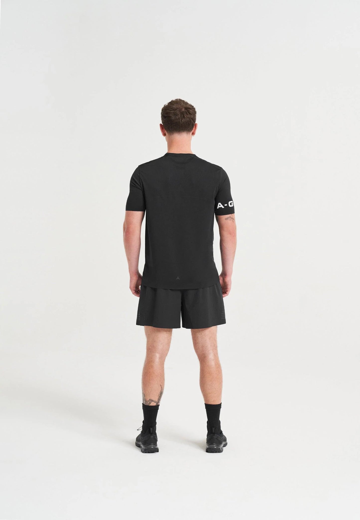 MENS A-GAME TRAINING SHORTS - BLACK