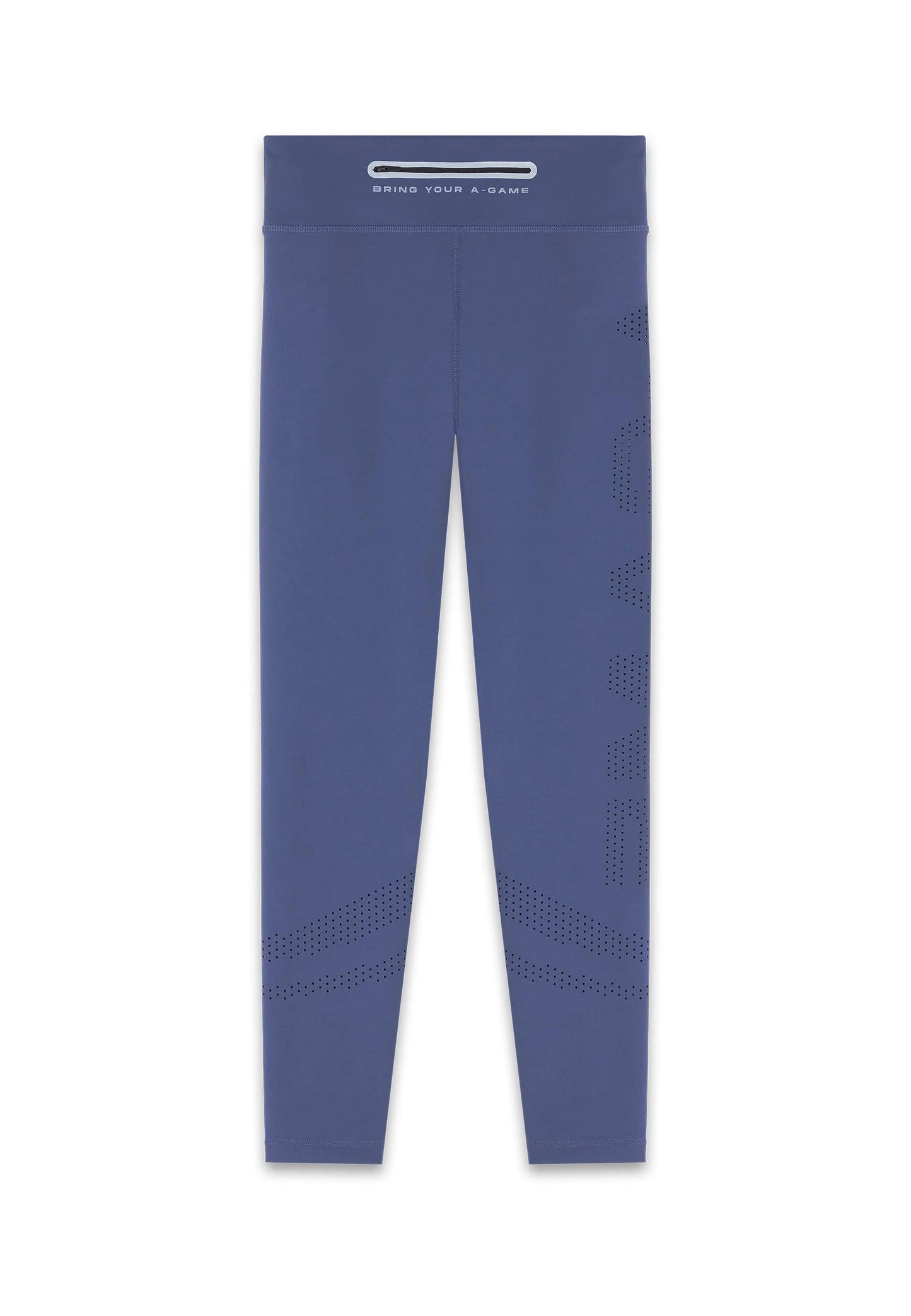 WOMENS A-GAME HIGH WAISTED TRAINING LEGGINGS - BLUE