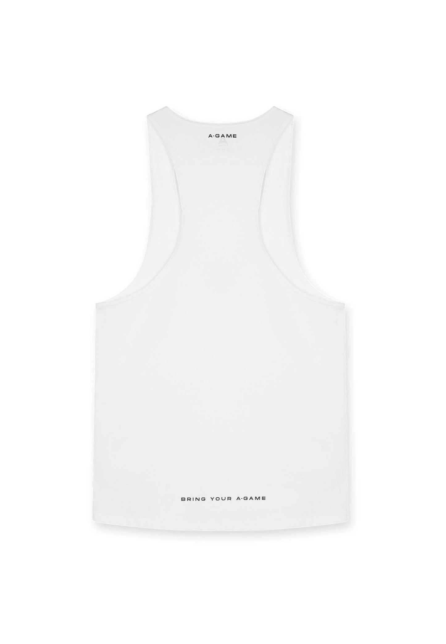 MENS A-GAME TRAINING STRINGER VEST - WHITE