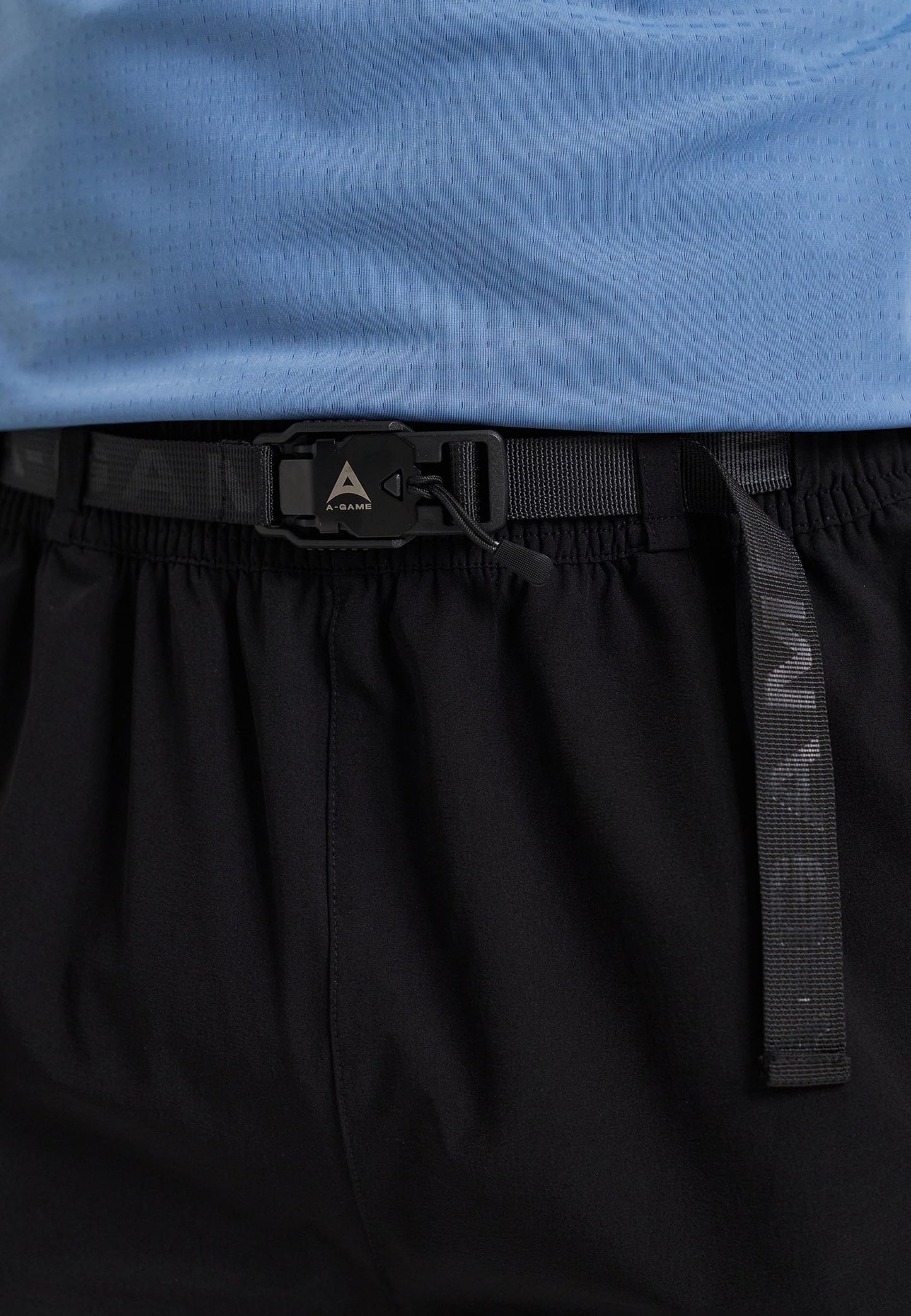 MENS A-GAME TECH CARGO SHORTS - BLACK