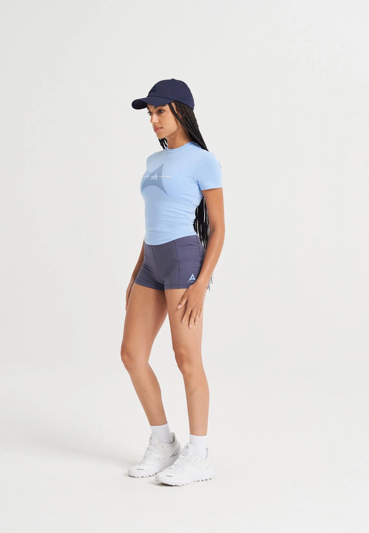 UNISEX A-GAME ICON LOGO CAP - NAVY