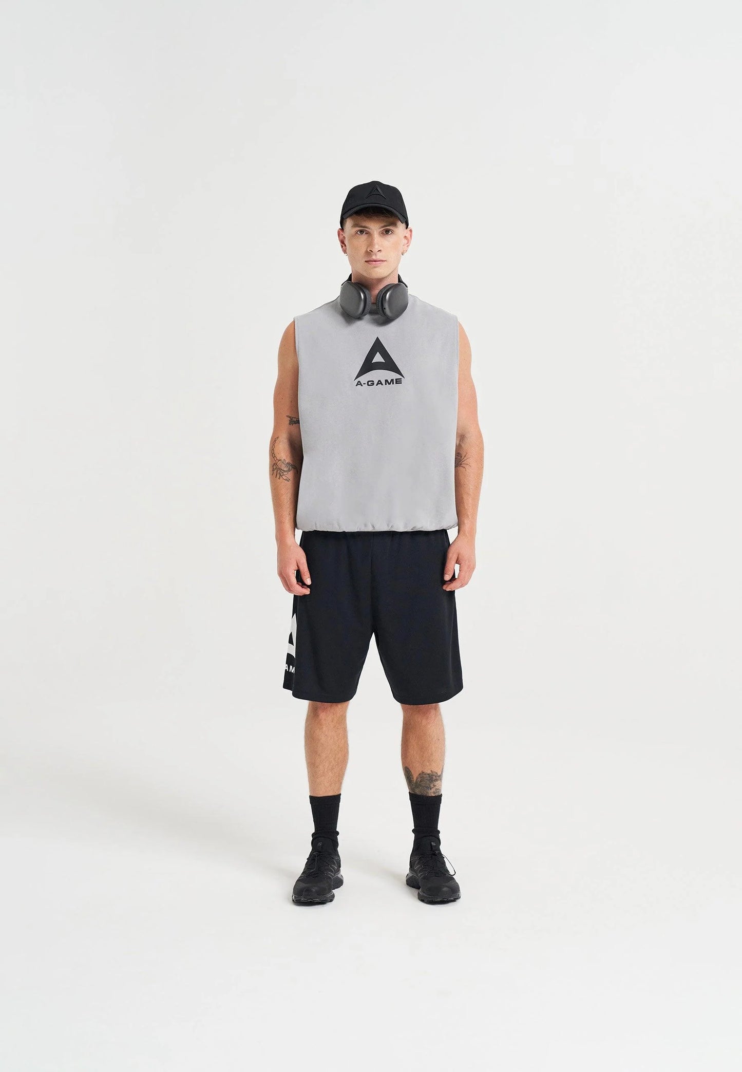 UNISEX A-GAME ICON LOGO CAP - BLACK