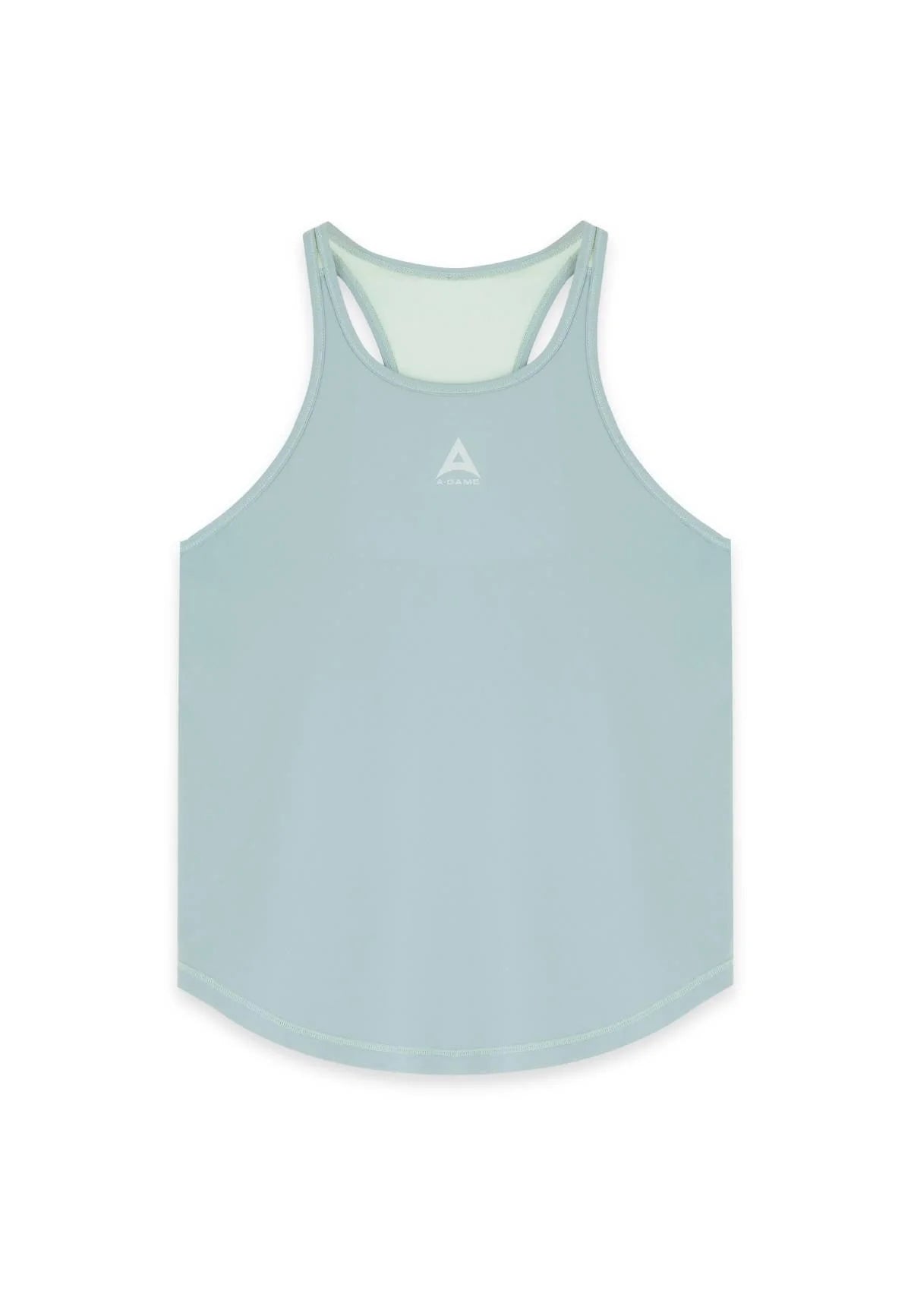 WOMENS A-GAME RELAXED RACER BACK TRAINING VEST - SAGE GREEN