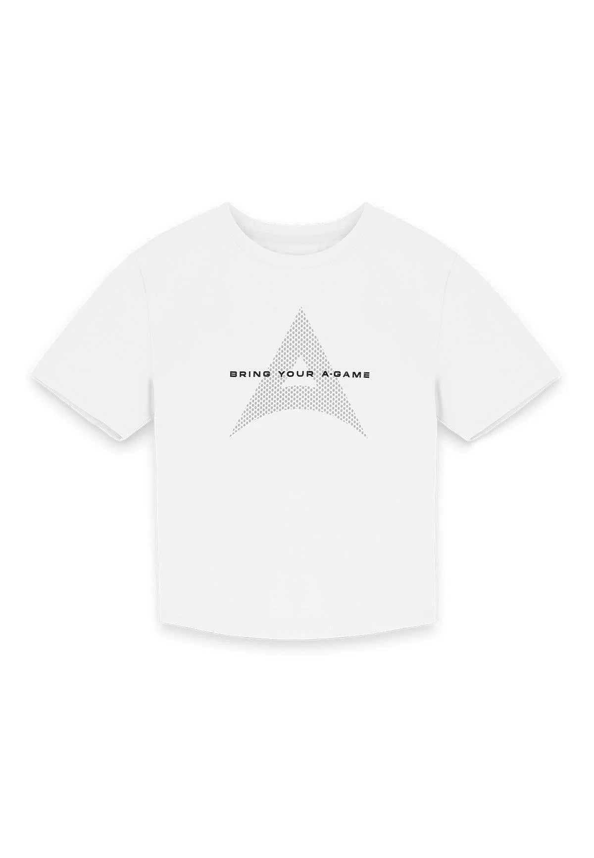 WOMENS A-GAME BRING YOUR A-GAME SHORT SLEEVE T-SHIRT - WHITE