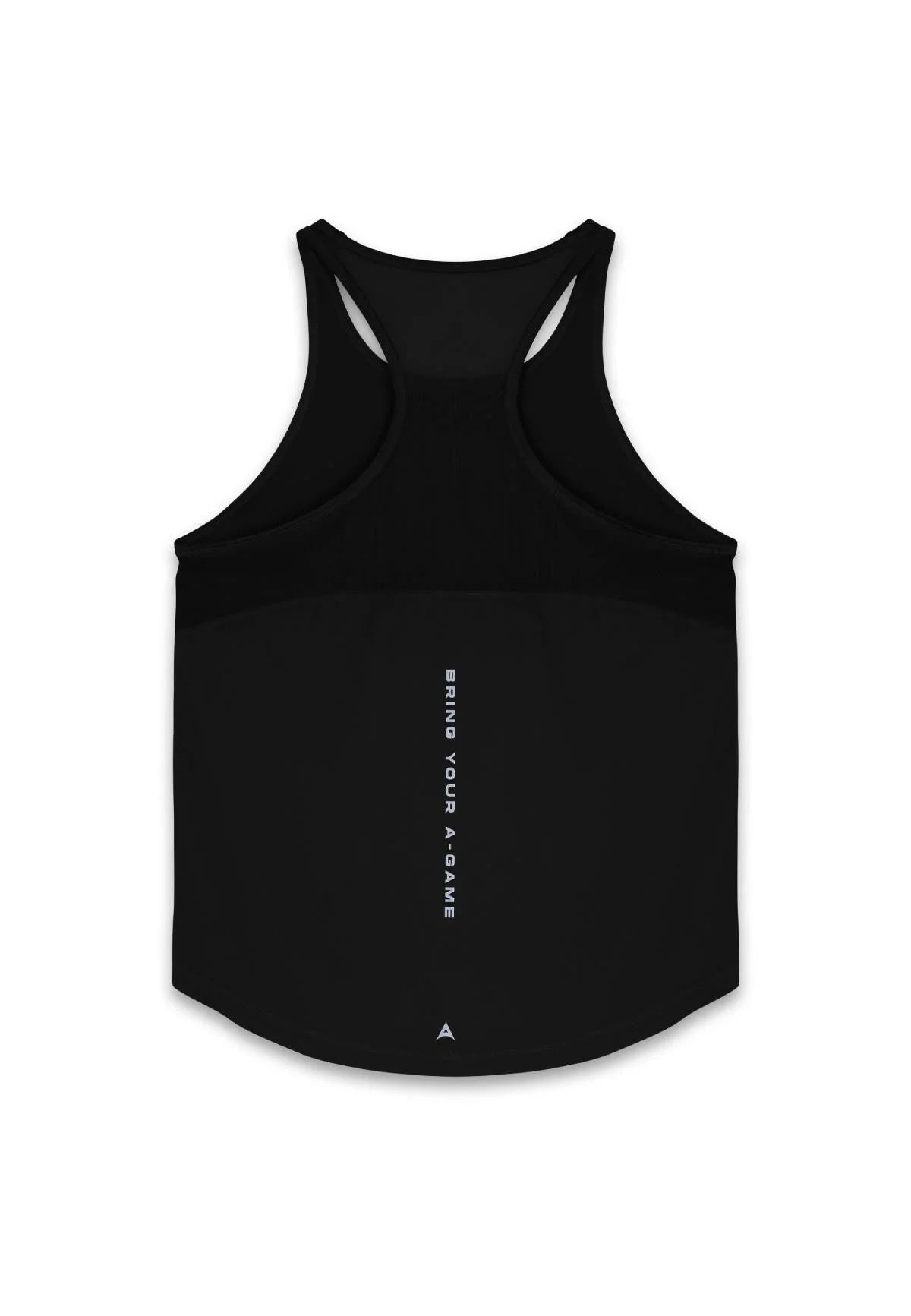WOMENS A-GAME RELAXED RACER BACK TRAINING VEST - BLACK