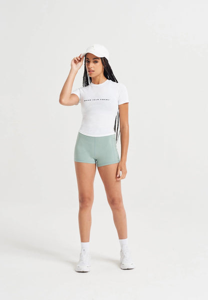 WOMENS A-GAME BRING YOUR A-GAME SHORT SLEEVE T-SHIRT - WHITE