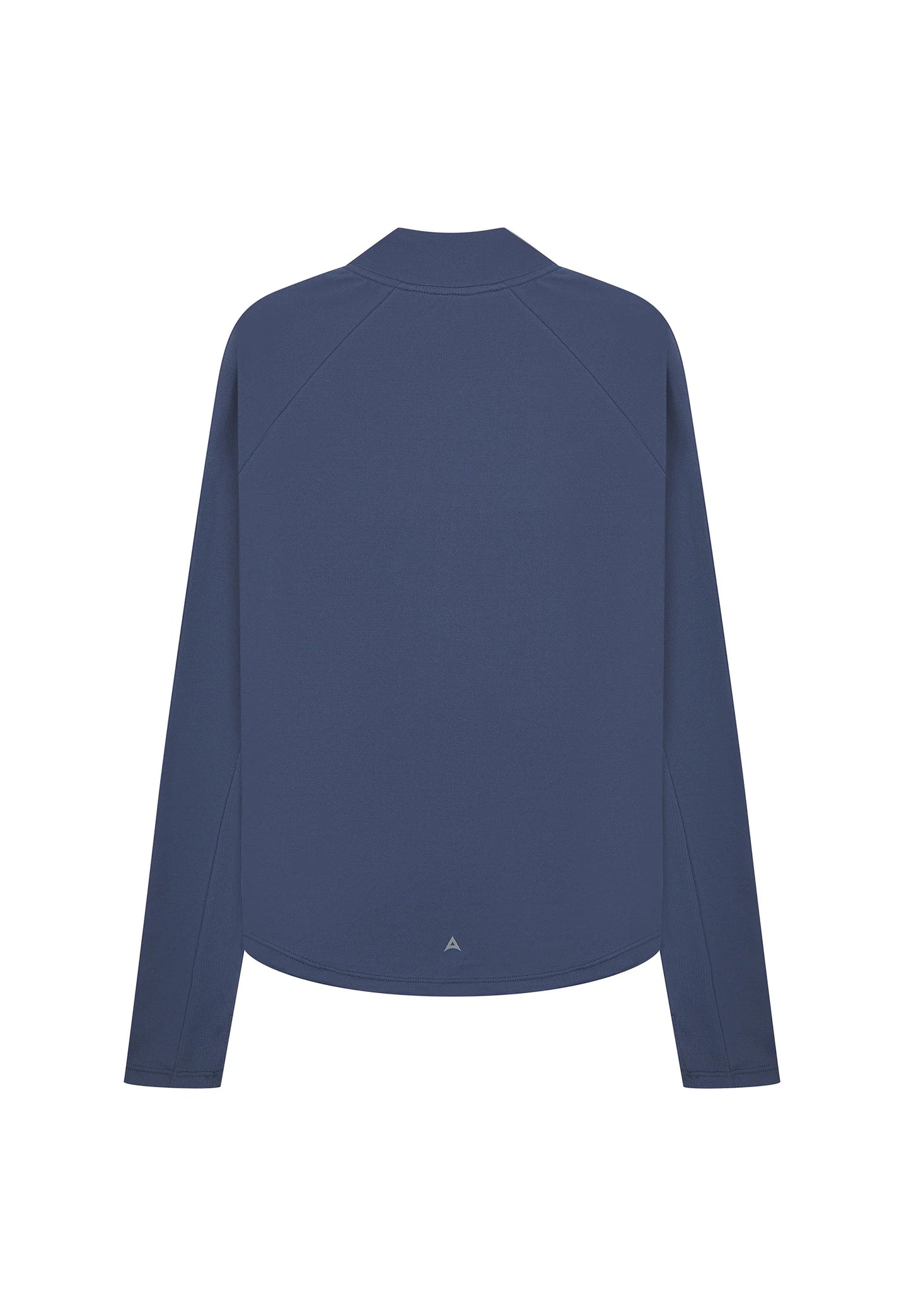 WOMENS A-GAME QUARTER ZIP FITTED TRAINING TOP - BLUE