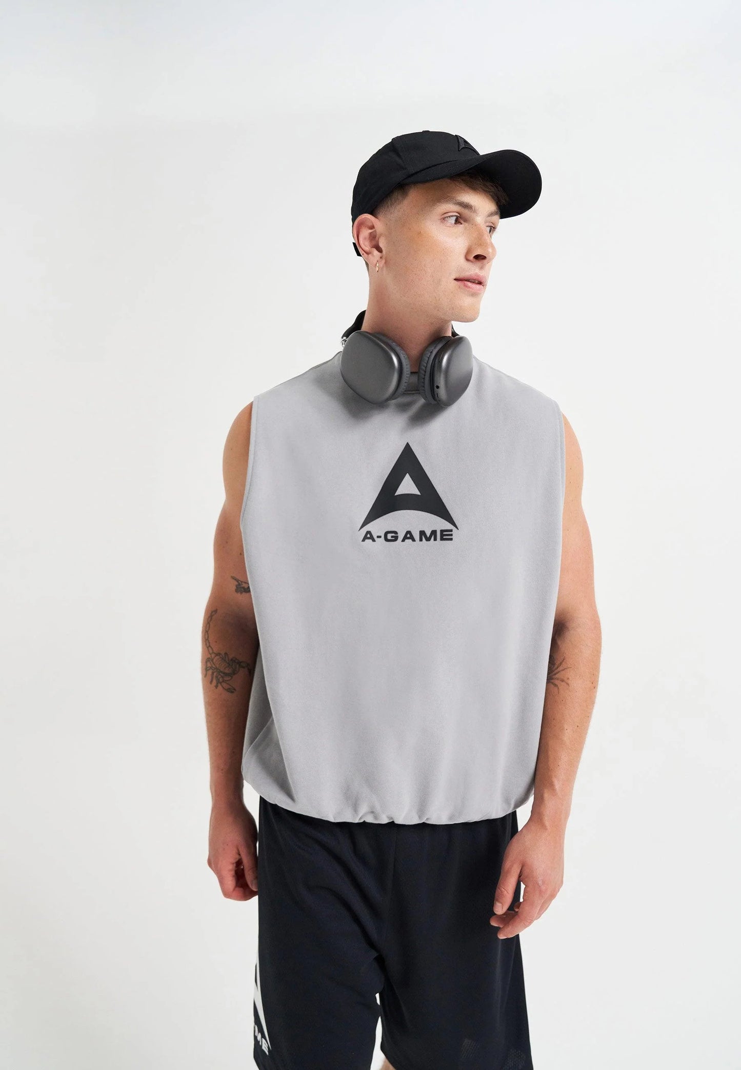 UNISEX A-GAME ICON LOGO CAP - BLACK
