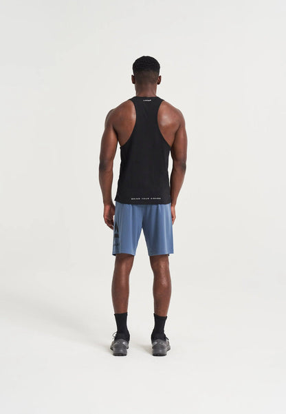 MENS A-GAME LOGO BASKETBALL SHORTS - OCEAN BLUE