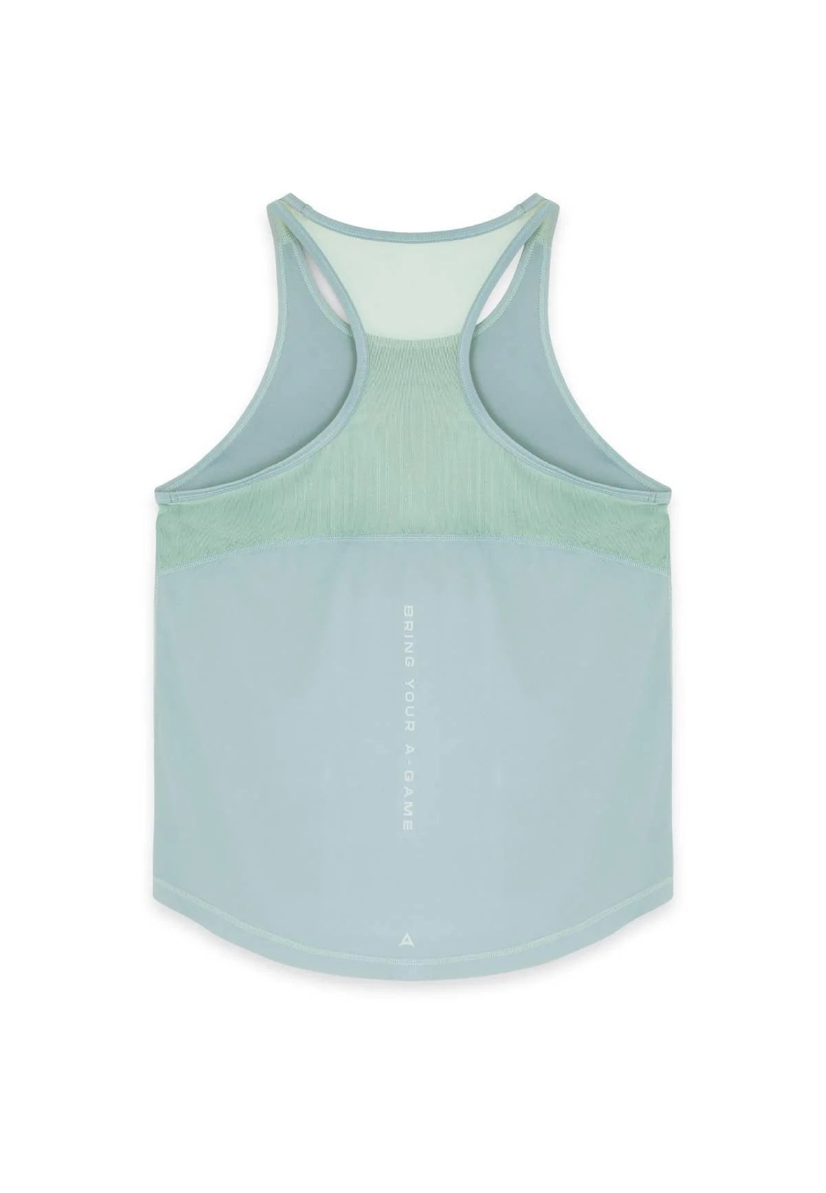 WOMENS A-GAME RELAXED RACER BACK TRAINING VEST - SAGE GREEN
