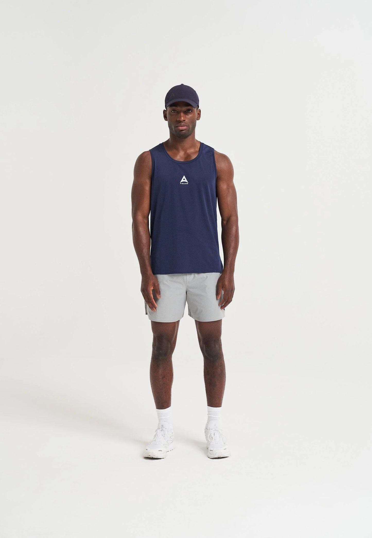 UNISEX A-GAME SHOWERPROOF TRAINING CAP - NAVY