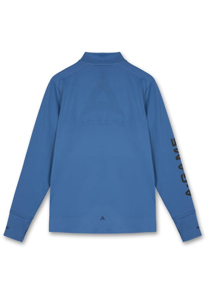 MENS A-GAME PERFORMANCE LONG SLEEVE TRAINING TOP - OCEAN BLUE