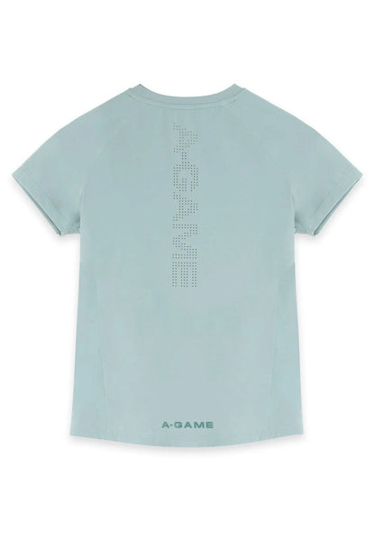 WOMENS A-GAME SHORT SLEEVE TRAINING T-SHIRT - SAGE GREEN