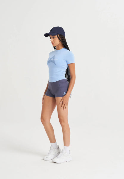 WOMENS A-GAME BRING YOUR A-GAME SHORT SLEEVE T-SHIRT - BLUE