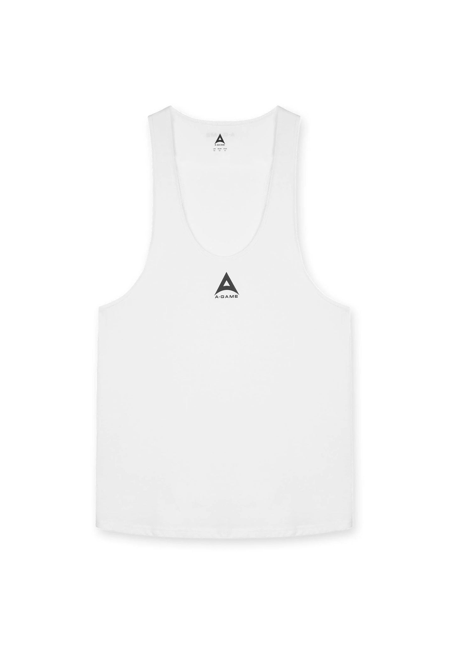 MENS A-GAME TRAINING STRINGER VEST - WHITE