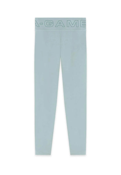 WOMENS A-GAME  WRAPPED YOGA LEGGINGS - SAGE GREEN