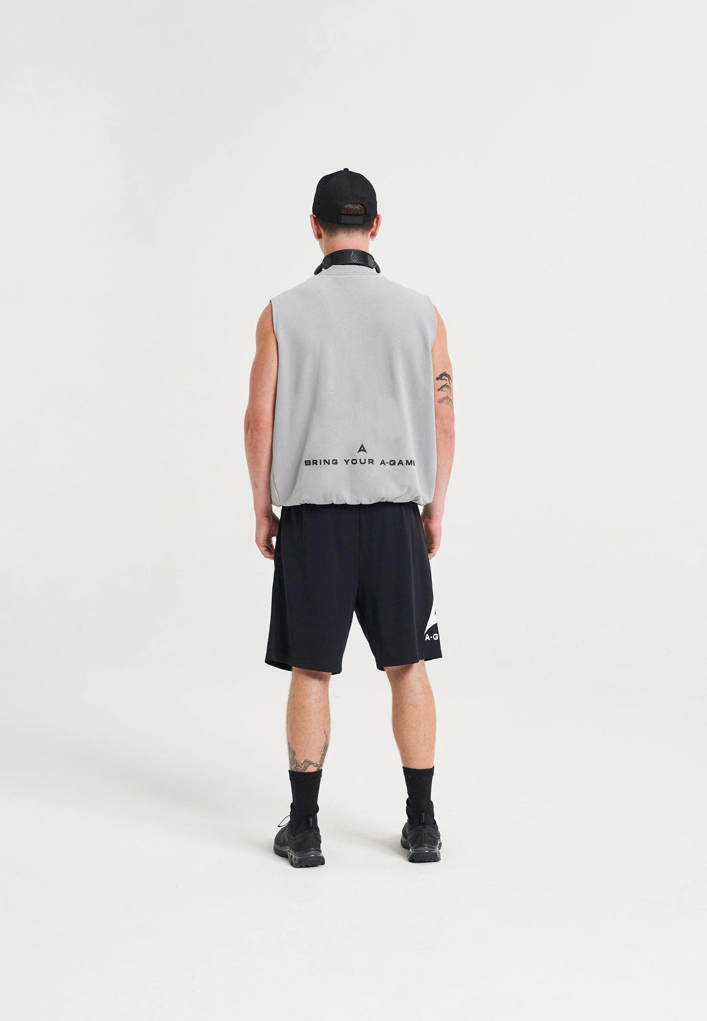 UNISEX A-GAME ICON LOGO CAP - BLACK